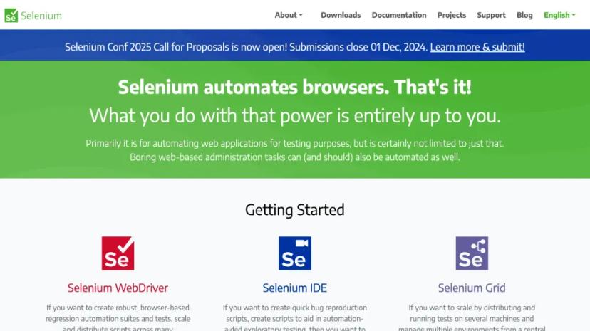 Screenshot of Selenium