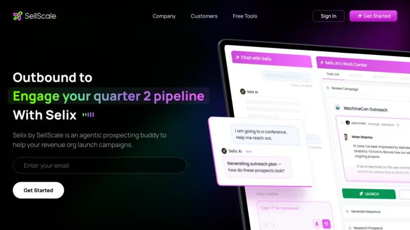 Screenshot of SellScale: AI-Powered Sales Engagement Platform