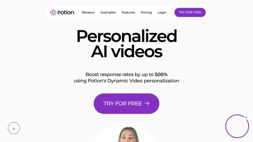 Screenshot of Personalized AI Video Prospecting Tool