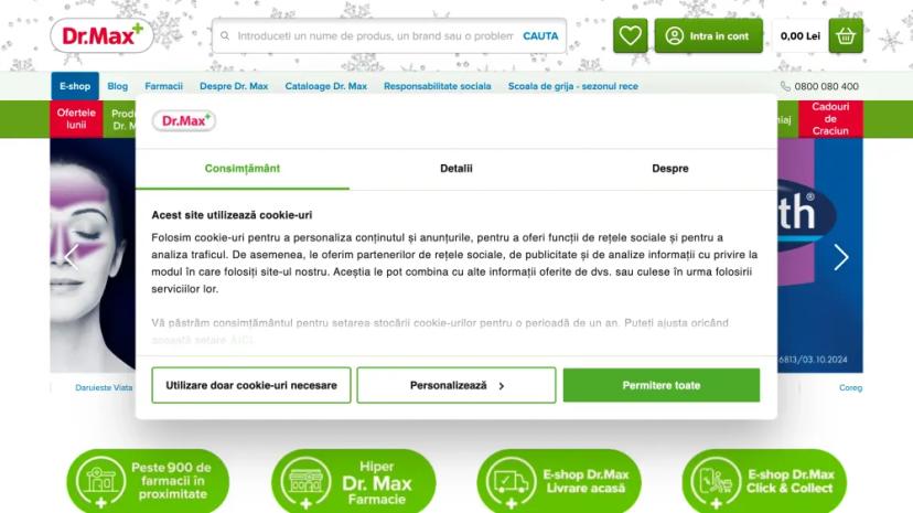 Screenshot of Dr. Max - AI-Powered Online Pharmacy