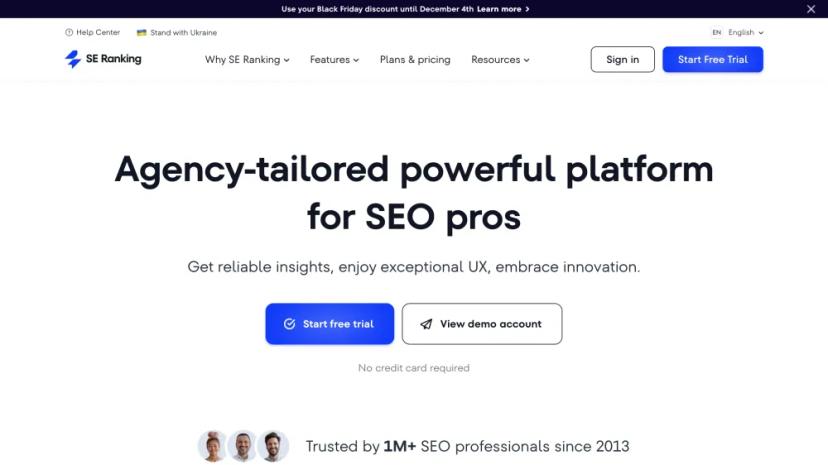 Screenshot of AI-Powered SEO Platform for Agencies and Professionals