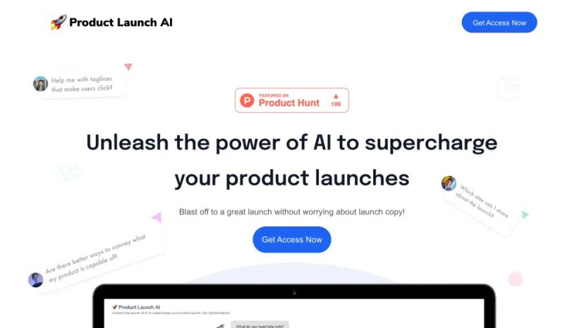 Screenshot of Supercharge Your Product Launches with AI-Powered Copy Assistance