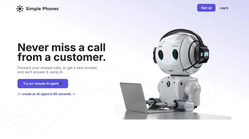 Screenshot of AI-Powered Call Handling Solution