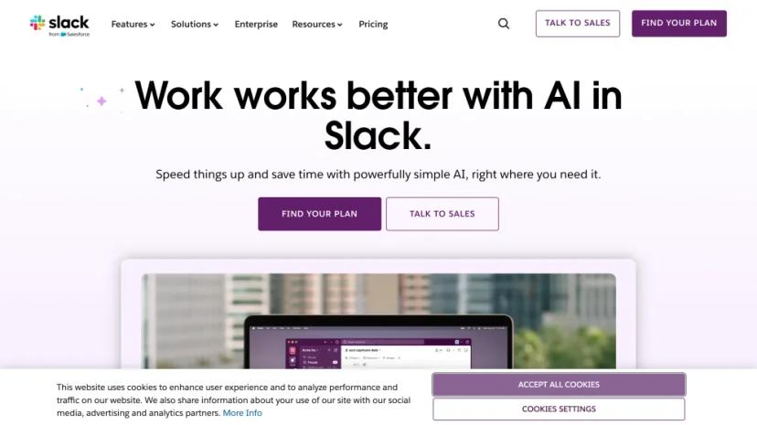 Screenshot of Accelerate Work with AI in Slack