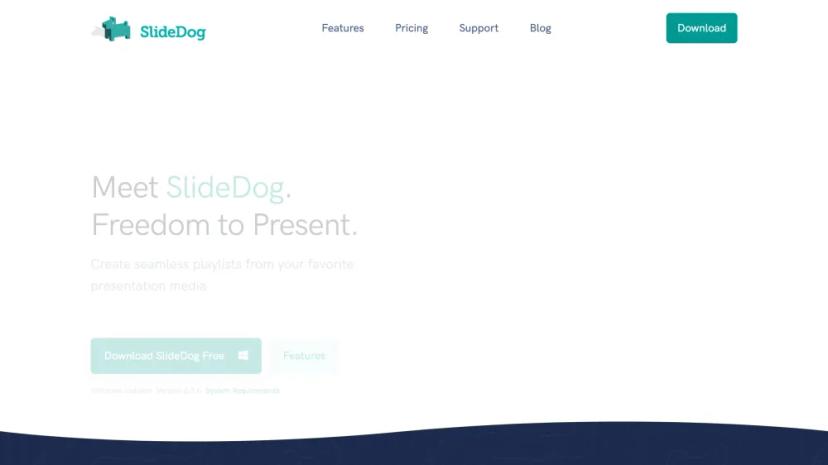 Screenshot of SlideDog: All-in-One Presentation Solution