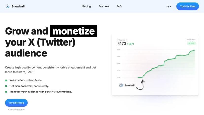 Screenshot of AI-Powered Twitter Content Creation and Engagement Tool