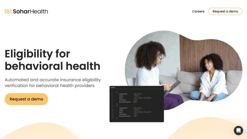 Screenshot of Behavioral Health Insurance Eligibility Verification AI SaaS