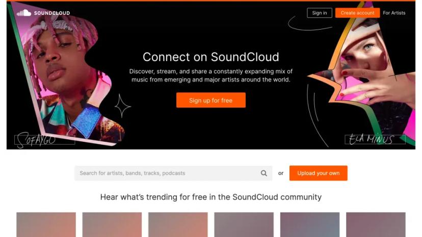 Screenshot of AI-Powered SoundCloud Experience