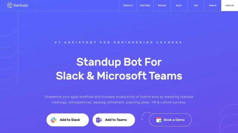 Screenshot of Automate Agile Processes with Standuply: The Standup Bot for Slack & Microsoft Teams