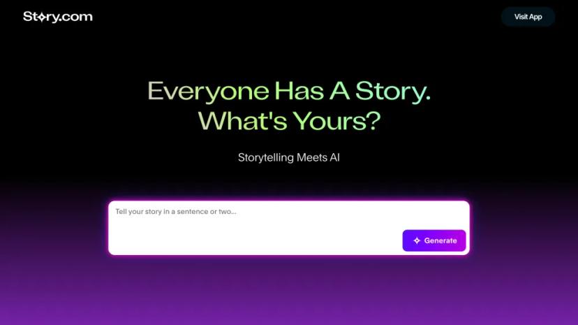 Screenshot of Storytelling Meets AI - Generate Videos For Your Unique Concepts