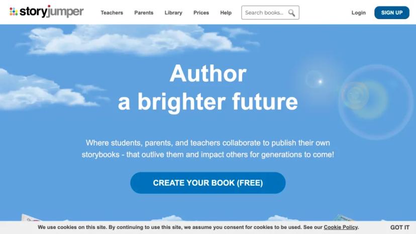 Screenshot of StoryJumper: Your Platform to Share and Publish Engaging Storybooks