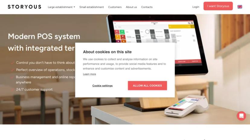 Screenshot of Storyous - All-in-One POS System for Restaurants and Hospitality