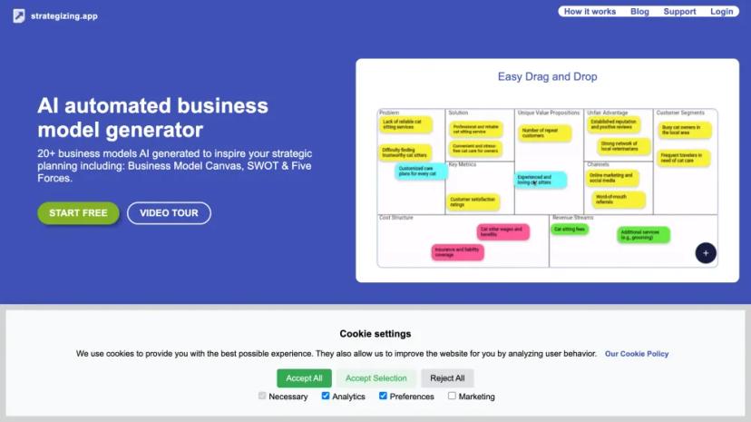 Screenshot of Powerful AI Automation for Strategic Planning