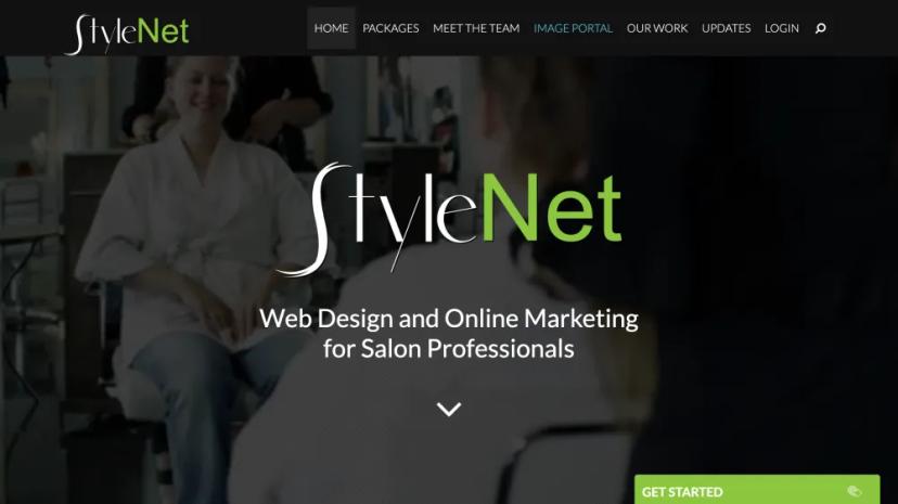 Screenshot of Web Design and Online Marketing for Salon Professionals