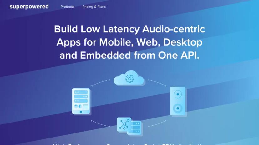 Screenshot of Build Low Latency Audio-centric Apps with Superpowered