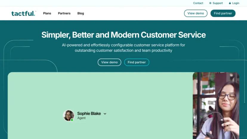 Screenshot of AI-Powered Customer Service Platform