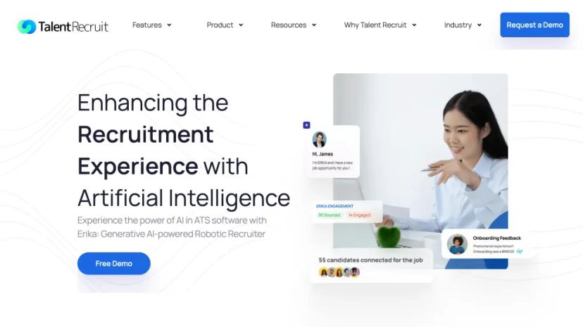 Screenshot of Enhance Your Recruitment Experience with AI-driven ATS Software