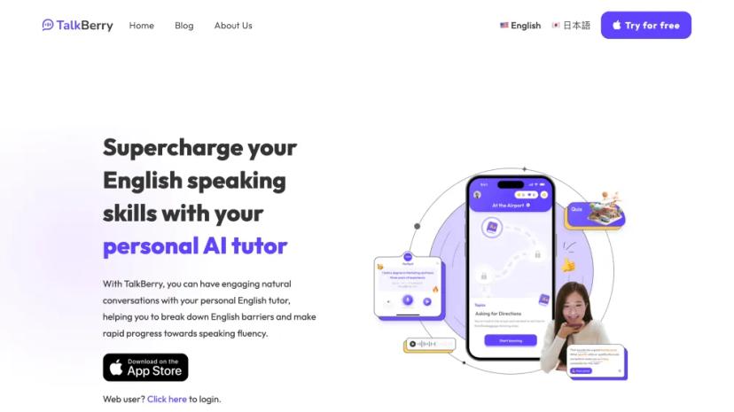 Screenshot of Supercharge Your English Speaking Skills with Your Personal AI Tutor