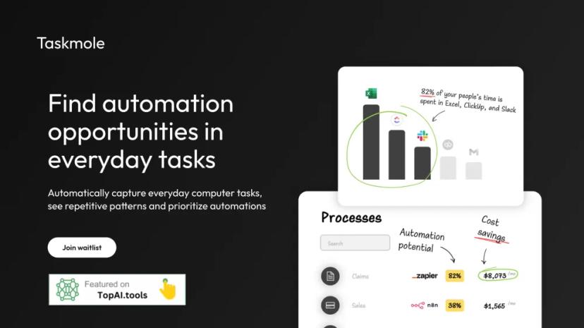 Screenshot of Automate Everyday Computer Tasks with AI-driven Task Mining