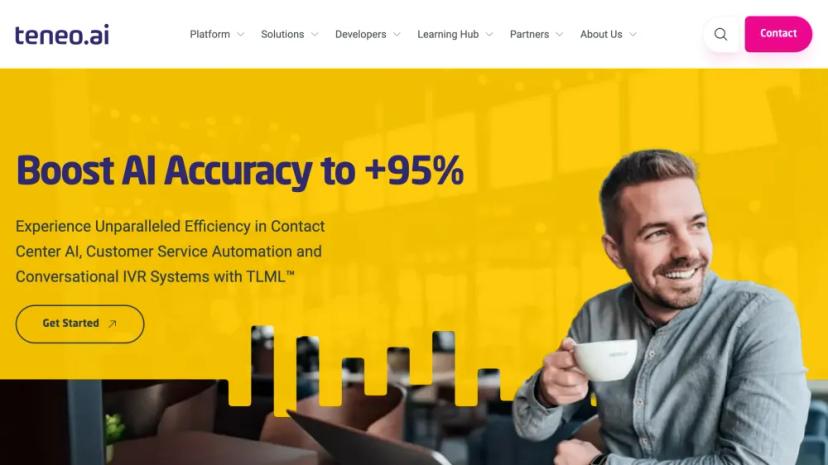 Screenshot of Boost AI Accuracy to +95% with Teneo - Contact Center AI & Customer Service Automation