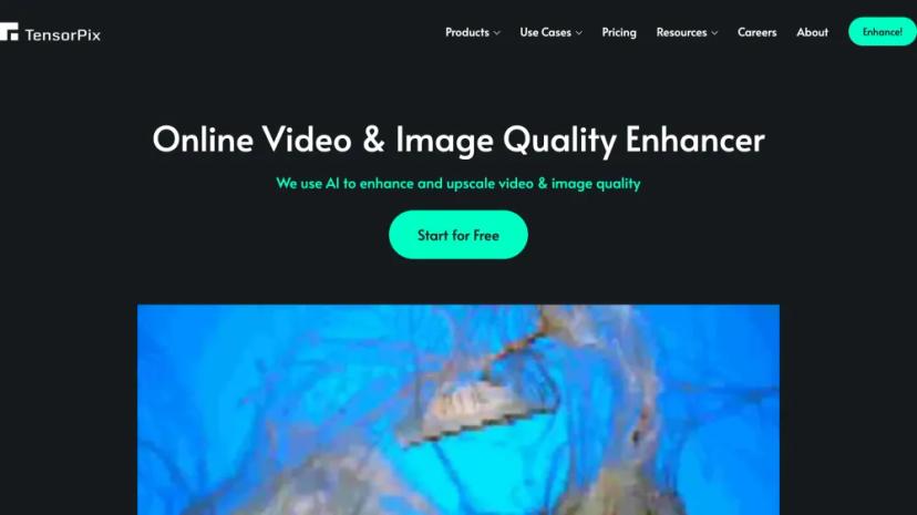 Screenshot of Enhance! Online Video & Image Quality Enhancer