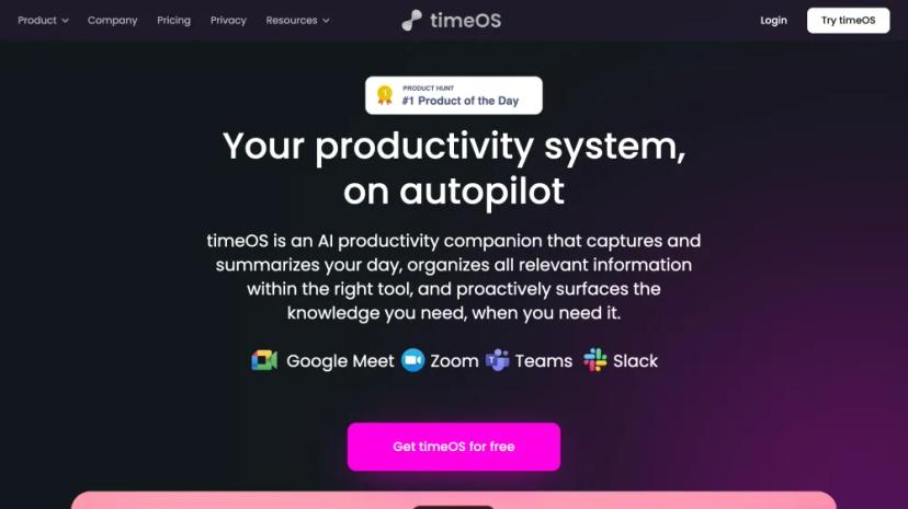 Screenshot of AI-Powered Productivity Companion