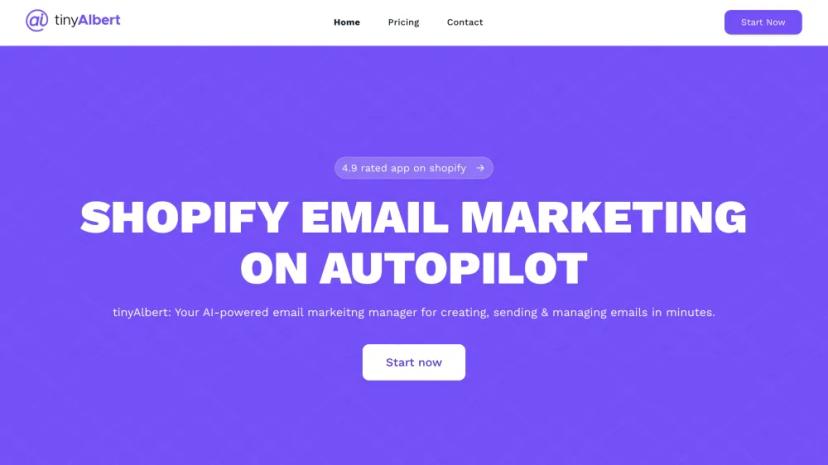 Screenshot of AI-Powered Email Marketing Manager for Shopify