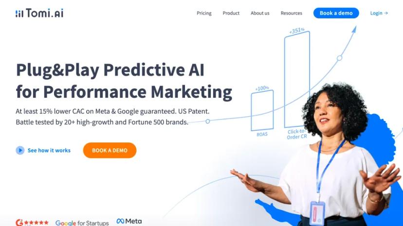 Screenshot of Plug&Play Predictive AI for Performance Marketing