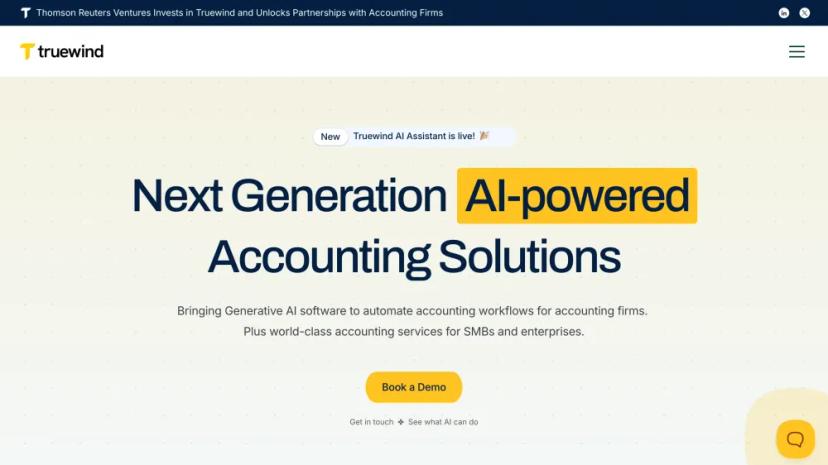 Screenshot of Next-Generation AI-Powered Accounting Solutions