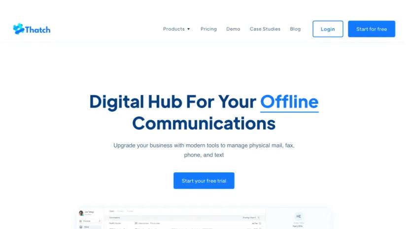 Screenshot of Digital Hub for Offline Communications