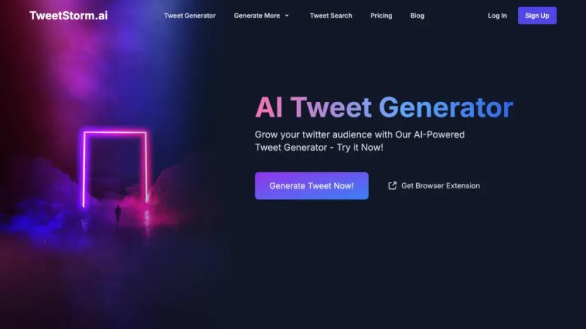 Screenshot of AI Tweet Generator and Twitter Enhancement Tool