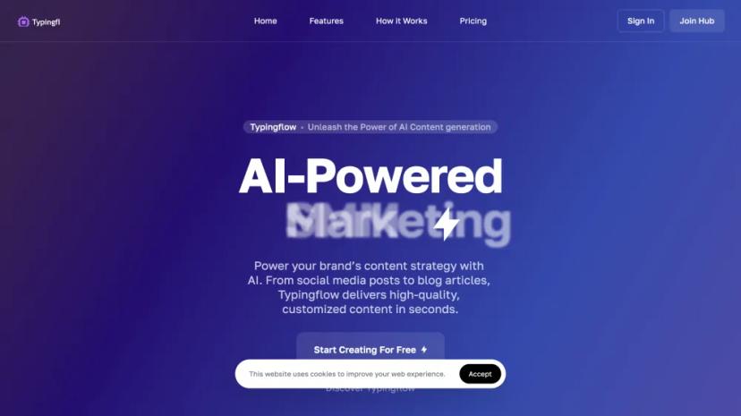 Screenshot of Unleash the Power of AI Content Generation