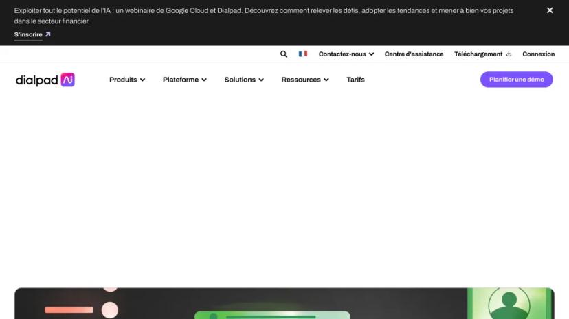 Screenshot of Dialpad: Ai-Powered Video Conferencing and Communication Platform