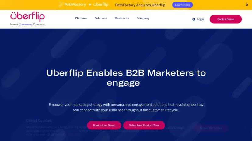 Screenshot of Empower Your B2B Marketing Strategy with Personalized Engagement Solutions