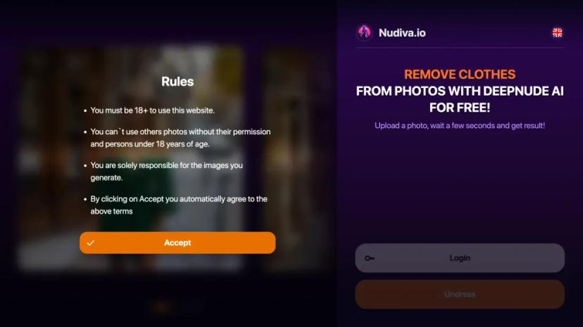 Screenshot of Remove Clothes from Photos with Deepnude AI