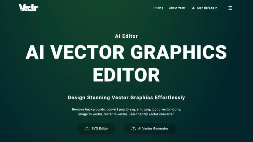 Screenshot of AI Vector Graphics Editor