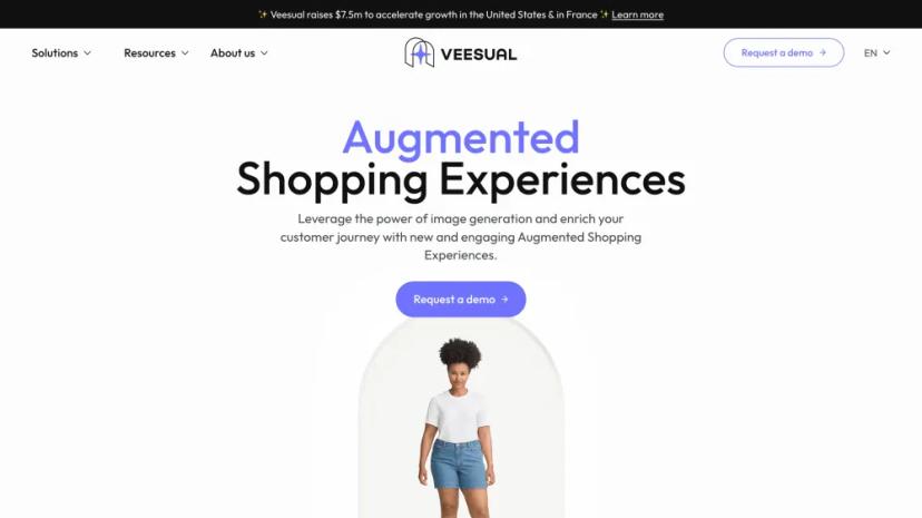 Screenshot of Augmented Shopping Experiences with AI-Generated Images