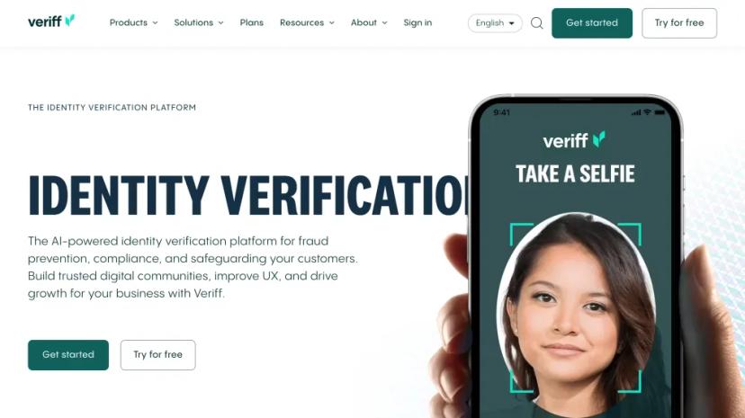 Screenshot of AI-Powered Identity Verification Platform