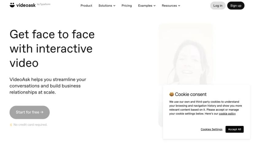 Screenshot of Get Face to Face with Interactive Video