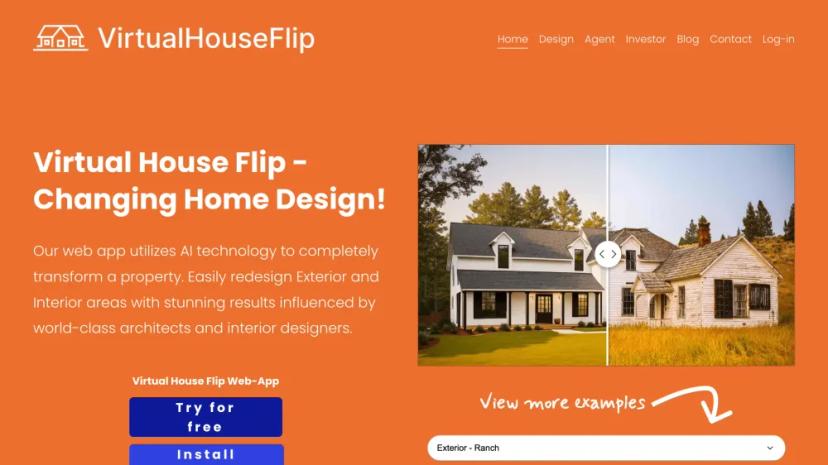 Screenshot of AI-Powered Home Design and Remodeling