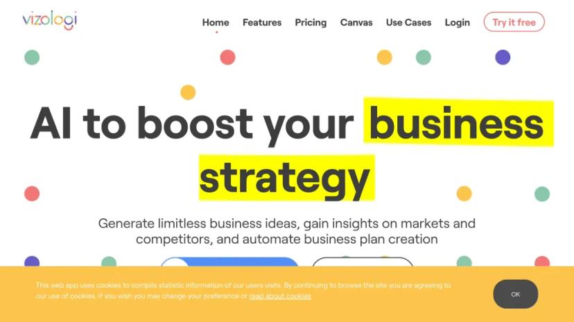 Screenshot of AI-Powered Business Idea Generation and Plan Creation