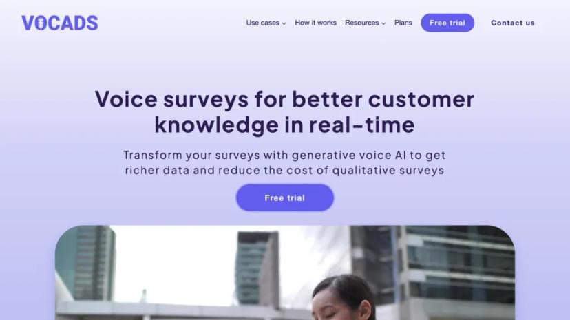 Screenshot of Voice Surveys for Richer Customer Insights