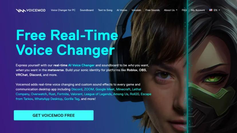 Screenshot of Real-Time Voice Changer & Soundboard for Gamers