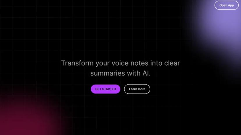 Screenshot of Elevate Your Ideas Instantly with AI-Powered Voice Note Summaries