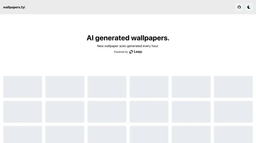 Screenshot of AI Wallpaper Generator