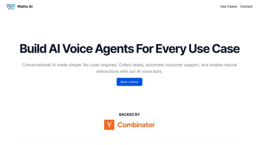 Screenshot of Build AI Voice Agents for Every Use Case