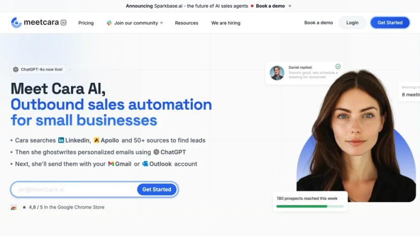 Screenshot of AI-powered Outbound Sales Automation for Small Businesses