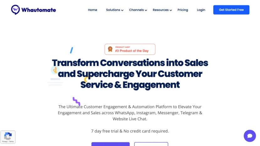 Screenshot of Transform Conversations into Sales and Supercharge Your Customer Service & Engagement