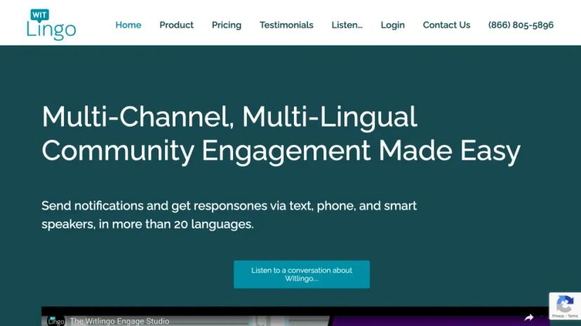 Screenshot of Multi-Channel AI Engagement