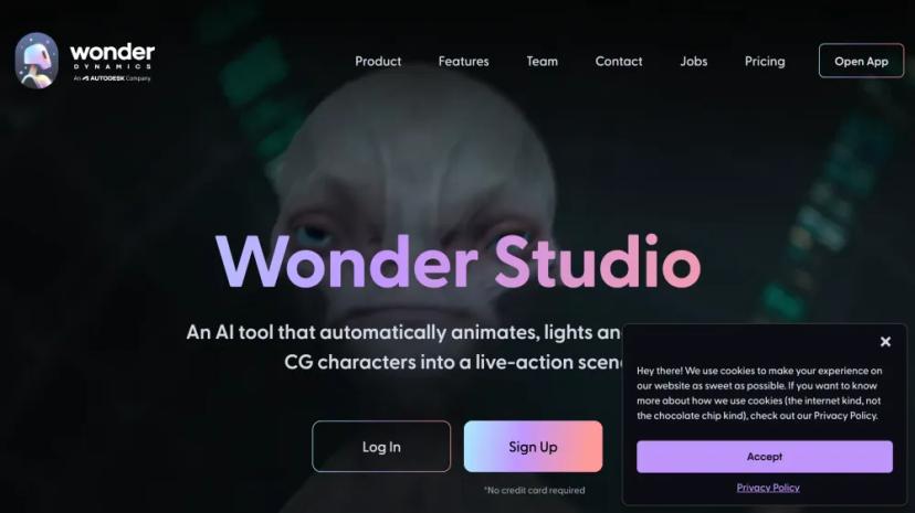 Screenshot of AI-Powered VFX Studio in Your Browser